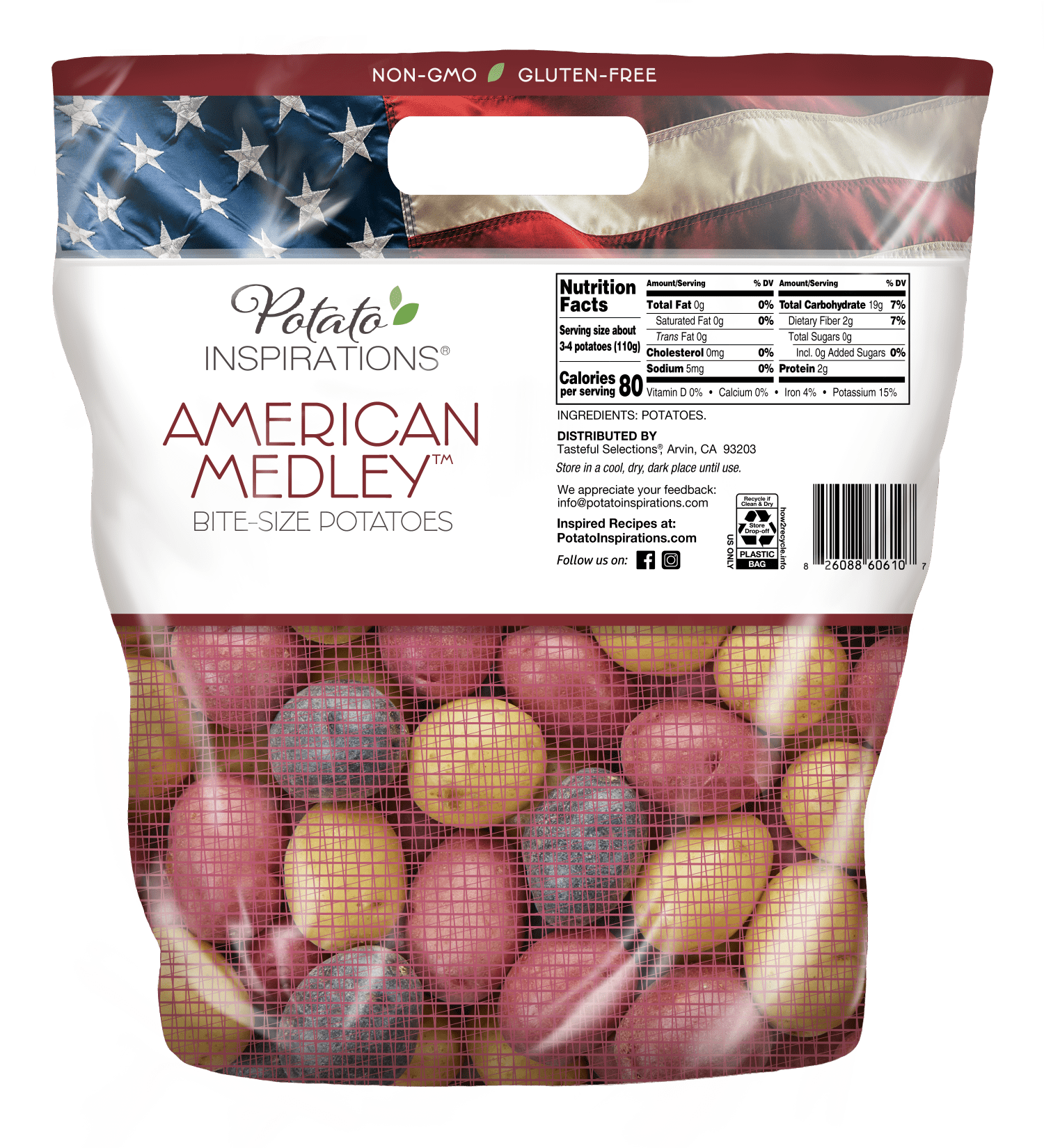 American Medley Packaging – Back