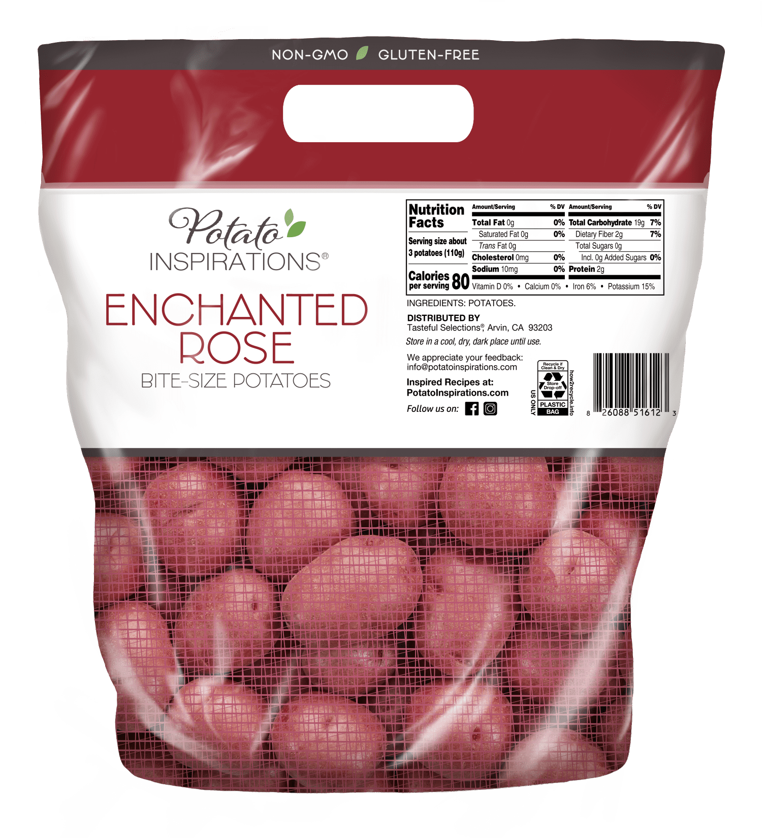 Enchanted Rose Packaging – Back