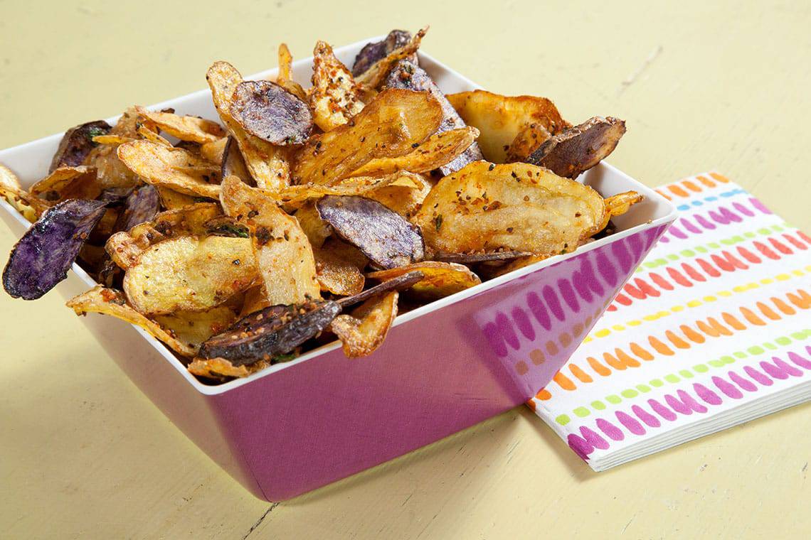 Fingerling Potato Chips - Potato Inspirations