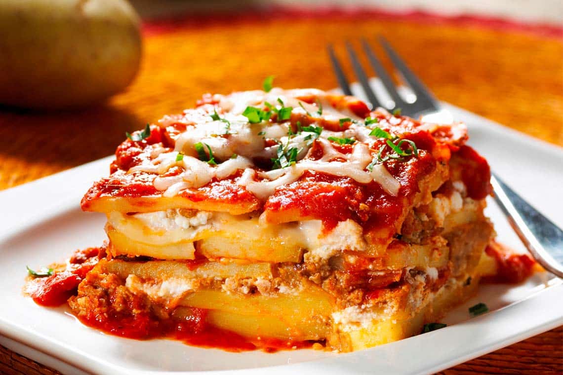 Quick & Healthy Gluten-Free Potato Lasagna - Potato Inspirations